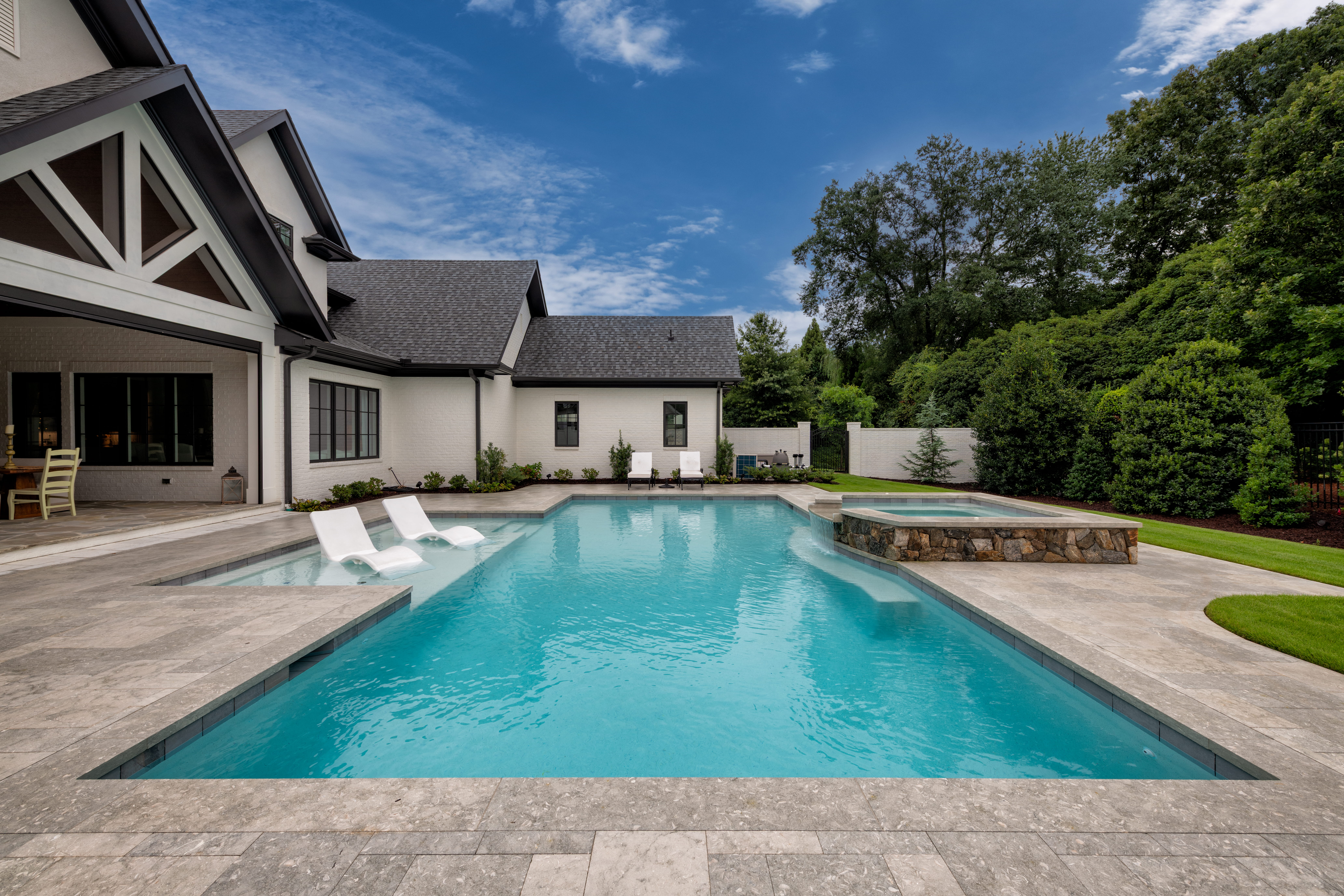 Gunite pool project